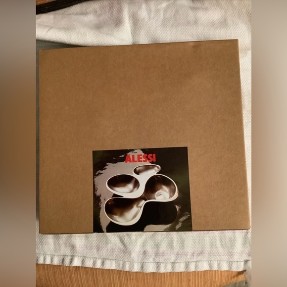 Alessi RA04 Baby boop Design Ron Arad 2000 Stainless Steel Italy 4 Part Bowl - Picture 9 of 12